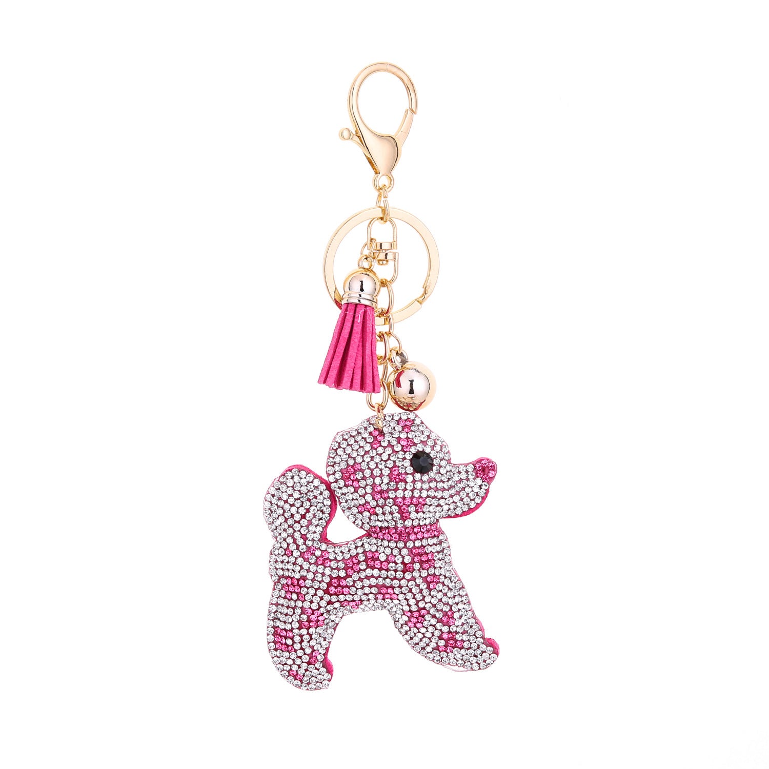Wholesale Diamond Dog Keychain